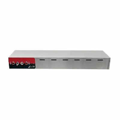 Rampe chauffante lectrique cramique avec slection pleine puissance par zone - 650x160x70mm