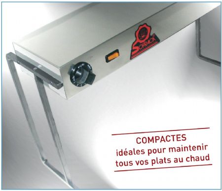 Rampe chauffante infrarouge 800 W 926x160x70 mm - Sofraca - 33072SR