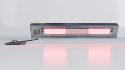 Rampe chauffante lectrique cramique - longueur 1200mm