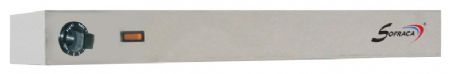 Rampe chauffante infrarouge 1100 W 1226x160x70 mm - Sofraca - 33082SR