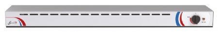Rampe chauffante vitrocéramique 1 chauffe 1,5 kW inox - Sofraca - 33082V