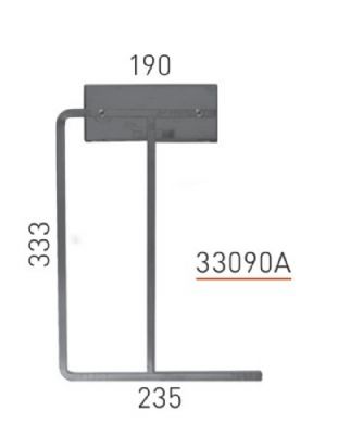 Support pour rampes chauffantes