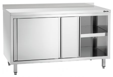 Meuble Bas de Rangement Inox neutres, L1400, AD, PC, EI - Bartscher - 338147