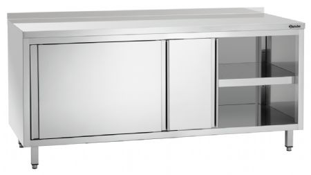 Meuble Bas de Rangement Inox neutre, L1800, AD, PC, EI - Bartscher - 338187