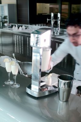 Machine  milk shake lectrique 2 Bols inox 1L chacun Noir