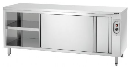 Armoire chauffante série 700 L2000, 2 portes coulissantes, jusqu'à 80 °C, 2 kW - Bartscher - 347207