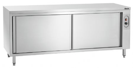 Armoire chauffante série 700 L2000, 2 portes coulissantes, jusqu'à 80 °C, 2 kW - Bartscher - 347207