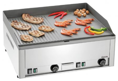 Plancha GDP 650E-GR Électrique à poser 6 kW surface lisse et rainurée - Bartscher - 370036 Plancha GDP 650E-GR Électrique à poser 6 kW surface lisse et rainurée - Bartscher - 370036
