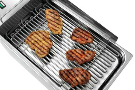 Barbecue Pierre de Lave Grill à eau 40 Électrique 330x630x330 mm - Bartscher - 370037