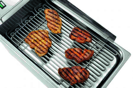 Grill  eau lectrique triphas  poser avce 3 niveaux - 330x630x330 mm