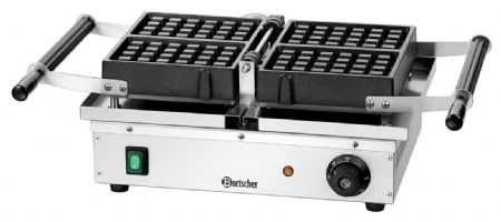 Gaufrier Deluxe II double pour gaufres de Bruxelles avec rotation 180° - Bartscher - 370165