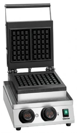 Gaufrier MDI 1BW-AL Monophasé avec affichage numérique et minuterie - Bartscher - 370271