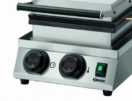 Gaufrier en pi plaque aluminium professionnelle sur plaque fixe - 300x450x250 mm