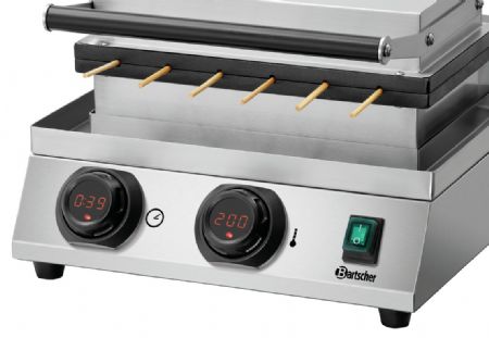 Gaufrier MDI Lolly 600 Monophasé double pour gaufres en épis - Bartscher - 370275