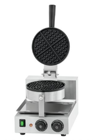 Gaufrier lectrique professionnel rond pour gaufres belges 1 kW - 175 mm