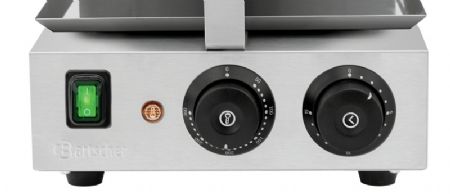 Gaufrier lectrique professionnel rond pour gaufres belges 1 kW - 175 mm