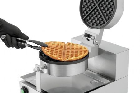 Gaufrier lectrique professionnel rond pour gaufres belges - 175 mm