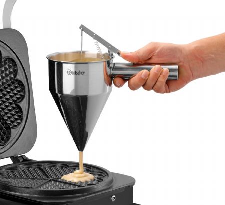 Gaufrier professionnel électrique à poser, simple pour gaufres en cœur - Bartscher - 370284