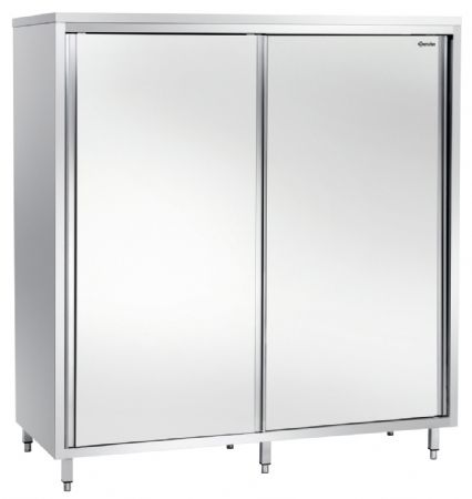Armoire de Rangements Inox haute 700, L1400, 2PC, AI - Bartscher - 399140