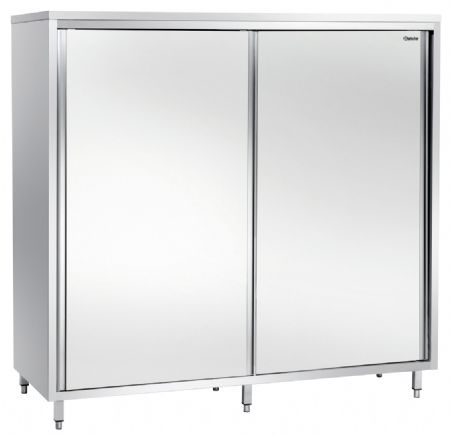 Armoire de Rangements Inox haute 700, L1600, 2PC, AI, 1600x700x2000 mm - Bartscher - 399160