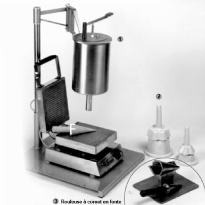 Roulette  cornet en fonte