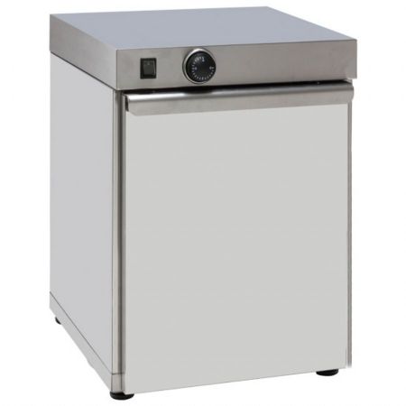 Chauffe assiette avec porte battante pour 30 assiettes de 350 mm, positif - Virtus - 5002X