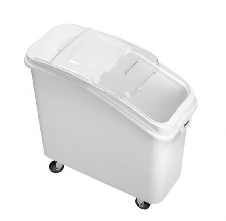 Bote de stockage mobile 81L avec couvercle amovible coulissant