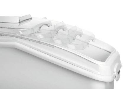 Bote de stockage mobile 81L avec couvercle amovible coulissant