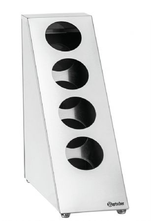 Bac  couverts avec 4 compartiments pour 4 panier - 90x140 mm