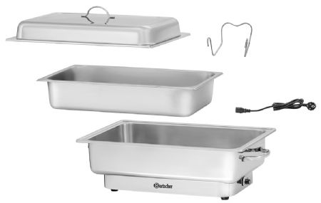 Chafing dish 1/1 1000 E 625x360x285 mm - Bartscher - 500831