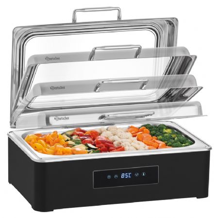 Chafing dish professionnel électrique GN 1/1 9 L 565x410x225 mm - Bartscher - 500935