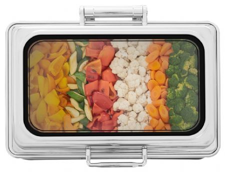 Chafing dish professionnel électrique GN 1/1 9 L 565x410x225 mm - Bartscher - 500935