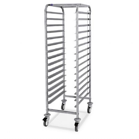 Chariot pour plateaux EN - 20x 600x400mm hauteur 75 mm