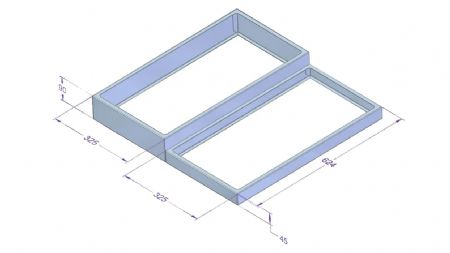 Plateau  deux tages pour GN