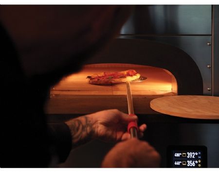 Four à Pizzas professionnel électrique 1 chambre 6 pizzas - Écran tactile - Gamme 550 - Pizza Group - 5506C