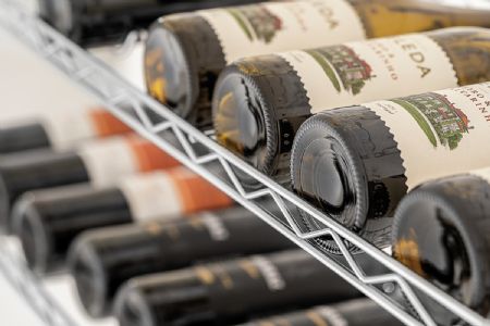 Étagère à vin professionnelle 5 tablettes chromées 910x355x1405 mm - Bartscher - 601261