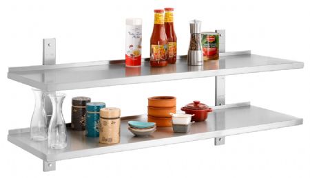 Étagère murale Inox 1200x355x27, AI - Bartscher - 603004
