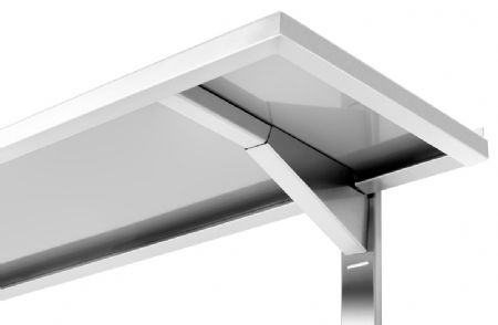 Étagère murale Inox 1200x355x27, AI - Bartscher - 603004