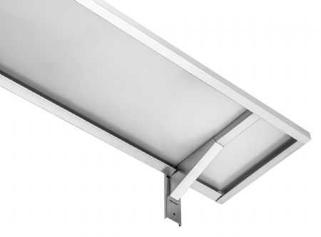 Étagère murale Inox Kit étagère murale 120x355 complet consoles et rails de réglage 1200x360x530 mm - Bartscher - 603012