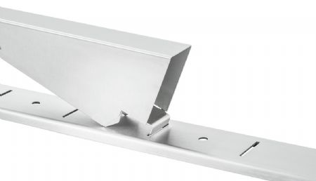 Étagère murale Inox Kit étagère murale 120x355 complet consoles et rails de réglage 1200x360x530 mm - Bartscher - 603012