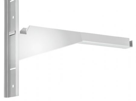 Étagère murale Inox Kit étagère murale 120x355 complet consoles et rails de réglage 1200x360x530 mm - Bartscher - 603012