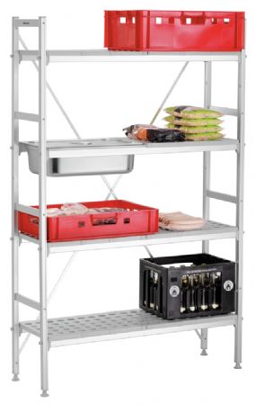 Rayonnage Système d'étagère Kit 4, B1070 1140x360x1790 mm - Bartscher - 603175