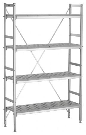 Rayonnage Système d'étagère Kit 4, B1070 1140x360x1790 mm - Bartscher - 603175