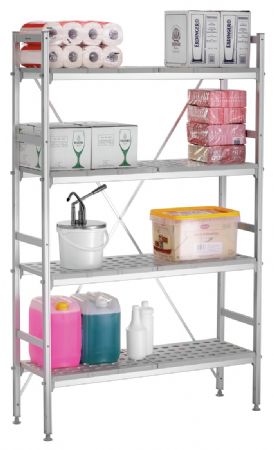 Rayonnage Système d'étagère Kit 4, B1070 1140x360x1790 mm - Bartscher - 603175