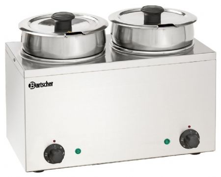Bains Marie Hotpot, 2x pot, 3,5 L - Bartscher - 606035