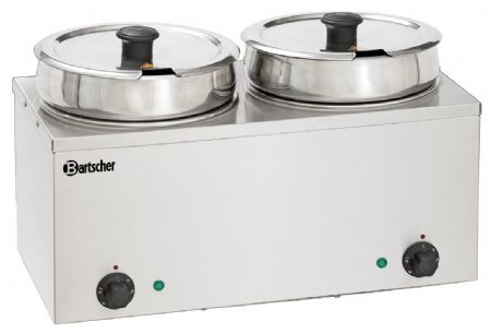 Bains Marie Hotpot, 2x pot, 6,5 L - Bartscher - 606065