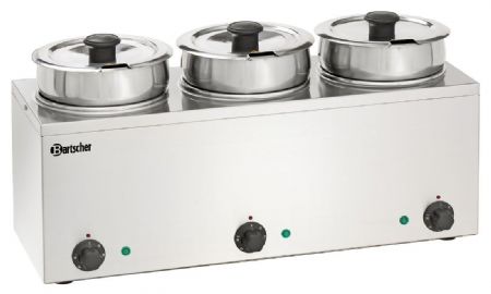 Bains Marie Hotpot, 3x pot, 3,5 L - Bartscher - 607035