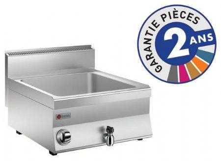 Bain-marie électrique - 1bac GN 1/1 + 2 bacs GN 1/4 - Gamme 650 - Baron - 60BME600