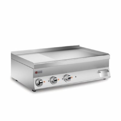 Plancha électrique chrome dur 2/3 lisse à poser - 1000x600x295 mm Plancha électrique chrome dur 2/3 lisse à poser - 1000x600x295 mm