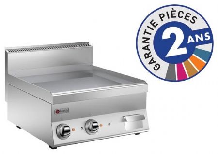 Grillade électrique surface lisse chromée - 33 dm² - Gamme 650 - Baron - 60FTE605